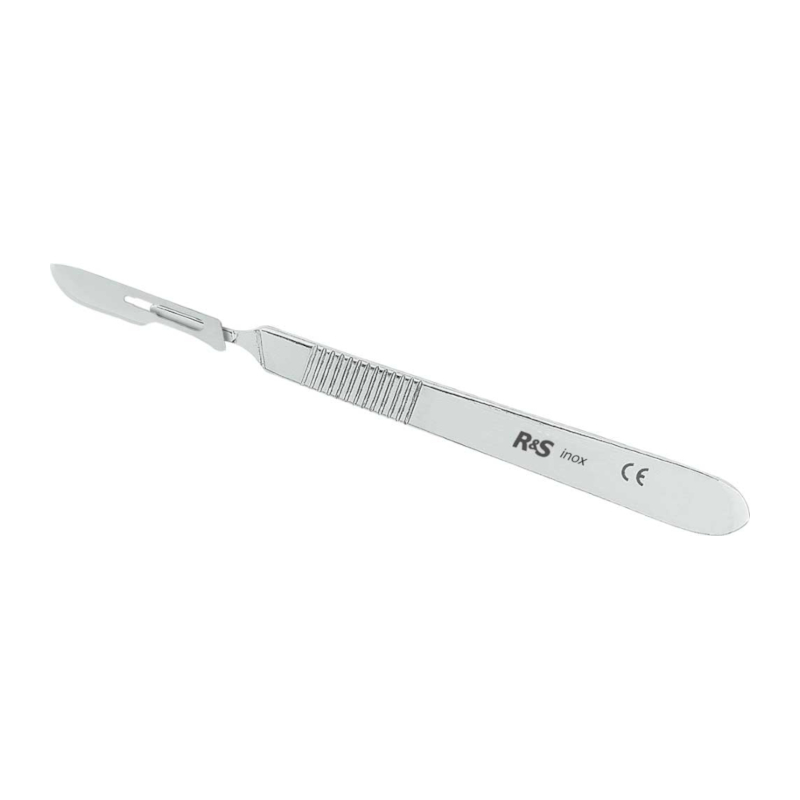 Mango de bisturí quirúrgico # 2 + 4 + 10 estéril Blade # 24 quirúrgico  Dental instrumentos